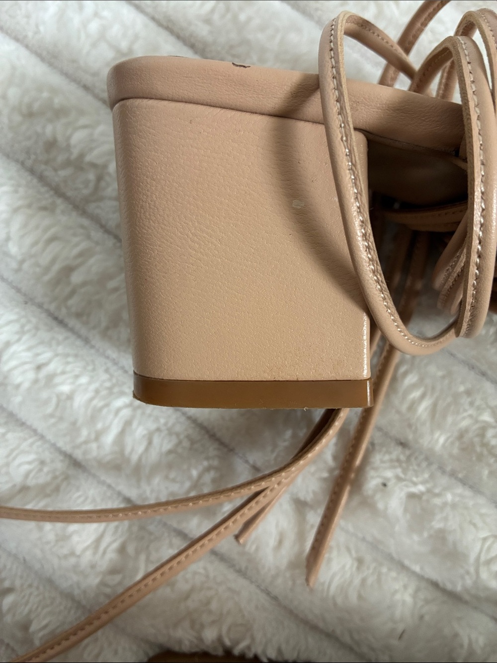 Raye Revolve Tan Strap Sandals - Picture 3 of 5